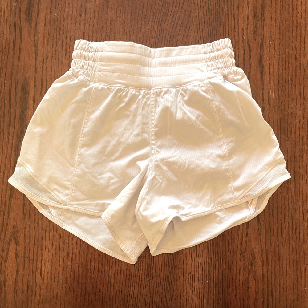 Lululemon White Shorts